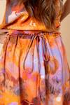 Doodlage_Orange Cotton Rust Organic Skirt _Online