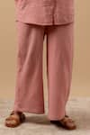 Doodlage_Pink Cotton Organic Pant _Online_at_Aza_Fashions