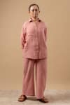 Buy_Doodlage_Pink Cotton Organic Pant _at_Aza_Fashions
