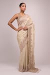 Buy_Azeera_Ivory Embroidery Saree 