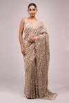 Shop_Azeera_Gold Embroidery Saree _Online_at_Aza_Fashions