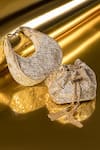 Buy_House Of Bio_Gold Crystals Emily Mini Potli Bag 