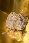 Shop_House Of Bio_Gold Crystals Emily Mini Potli Bag 