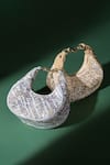 House Of Bio_Silver Crystals Emily Moon Bag _Online_at_Aza_Fashions