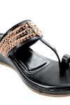 Buy_The Madras Trunk_Black Chains Designer Haiku Wedges  