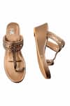 Buy_The Madras Trunk_Gold Cut Work Haiku Wedges 