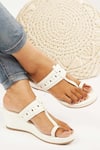 Buy_The Madras Trunk_White Haiku Wedges Rang _at_Aza_Fashions