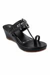 The Madras Trunk_Black Haiku Wedges Rang _Online_at_Aza_Fashions