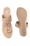 Buy_The Madras Trunk_Brown Cut Work Designer Haiku Wedges Rang 