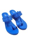 Shop_The Madras Trunk_Cobalt Haiku Wedges Rang _at_Aza_Fashions