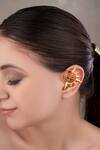 Buy_Anana_Gold Plated Brass Designer Earcuffs _at_Aza_Fashions