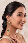 Buy_Anana_Gold Plated Designer And Silver Earrings _at_Aza_Fashions