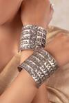 Shop_Anana_Silver Plated Hammered Kada _at_Aza_Fashions
