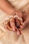 Shop_Anana_Gold Plated Designer Bangles _at_Aza_Fashions