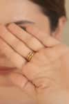 Shop_Anana_Red Ruby Adjustable Gold Plated Ring _at_Aza_Fashions