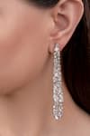 Shop_Anana_Silver Plated Crystals Designer Earrings _at_Aza_Fashions