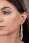 Buy_Anana_Silver Plated Crystals Designer Earrings _at_Aza_Fashions