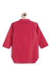 Buy_Tiber Taber_Pink Cotton Self Woven Kurta And Pant Set 