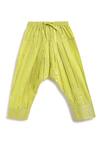 Buy_Tiber Taber_Green Cotton, Lurex Tassels Designer Kurta And Salwar Set _Online_at_Aza_Fashions