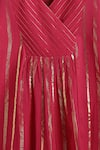 Buy_Tiber Taber_Pink Cotton, Lurex Zari Designer Kurta And Salwar Set _Online