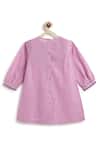 Shop_Tiber Taber_Purple Cotton, Lurex Kurta Salwar Set _Online_at_Aza_Fashions