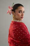 Buy_Anantaa By Roohi X AZA_Brown Silk, Chanderi Sequins, Zari, Embroidery Round Motif Kurta And Pant Set _Online