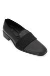 Buy_NR By Nidhi Rathi_Black Glossy Patent Monk Shoes _Online_at_Aza_Fashions