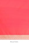 Naintara Bajaj_Peach Banarasi Silk Butti Brocade Saree With Running Blouse _Online_at_Aza_Fashions