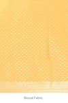 Shop_Samyukta Singhania_Yellow Flower Weave Banarasi Silk Saree With Running Blouse _Online_at_Aza_Fashions