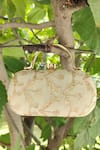 Buy_A Clutch Story_Gold Embroidery Sunehri Capsule Clutch _at_Aza_Fashions