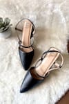 Buy_Modanta Footwear_Black Strappy Pointed Heels _at_Aza_Fashions