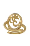 Sica Jewellery Gold Plated Designer 925 Silver Aum Ring Online at Aza Fashions Sica Jewellery_Gold Plated Designer 925 Silver Aum Ring _Online_at_Aza_Fashions
