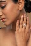 Buy_Sica Jewellery_Gold Plated Designer 925 Silver Solasta Ring _at_Aza_Fashions