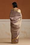 Shop_Weaver Story_Purple Chanderi Embroidery Light Mauve Saree With Running Blouse _at_Aza_Fashions