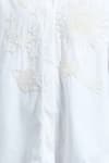 Dhruv Kapoor_White Embroidery Collared Celestial Oversized Shirt _at_Aza_Fashions