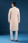 Shop_Arihant Rai Sinha_Pink Cotton, Polyester Embroidery Light Chikankari Kurta Pyjama Set _at_Aza_Fashions