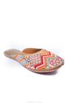 Buy NR By Nidhi Rathi Multi Color Multicoloured Embellished Leather Juttis Online at Aza Fashions Buy_NR By Nidhi Rathi_Multi Color Multicoloured Embellished Leather Juttis _Online_at_Aza_Fashions