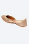 Buy_NR By Nidhi Rathi_Gold Classic Leather Juttis _Online_at_Aza_Fashions