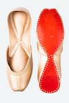 Shop_NR By Nidhi Rathi_Gold Classic Leather Juttis _at_Aza_Fashions