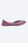 NR By Nidhi Rathi Purple Plain Classic Leather Juttis Online at Aza Fashions NR By Nidhi Rathi_Purple Plain Classic Leather Juttis _Online_at_Aza_Fashions