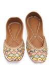 Buy_NR By Nidhi Rathi_Multi Color Multicolor Embroidered Ethnic Juttis 