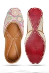 Shop_NR By Nidhi Rathi_Multi Color Multicolor Embellished Ethnic Flat Juttis _at_Aza_Fashions