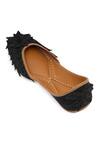 Buy_NR By Nidhi Rathi_Black Embroidered Flat Juttis _Online_at_Aza_Fashions