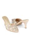 Buy_PEHRA_Beige Embroidery, Beads, Sequins Stiletto Heels _at_Aza_Fashions