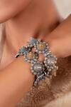 Shop_Anana_Gold Plated Two Tone Designer Kada _at_Aza_Fashions