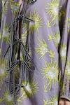 Dhruv Kapoor_Multi Color Collared Luminous Tie-up Shirt _at_Aza_Fashions