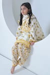 Shop_The Plum Bum_White Cotton Lace Lily Designer Salwar Set _at_Aza_Fashions