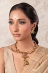Buy_Anana_Green Designer Choker And Earring Set _at_Aza_Fashions