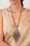 Buy_Anana_Silver Plated Designer Necklace _at_Aza_Fashions