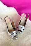 Buy_Modanta Footwear_Silver Designer Wedge Heels _at_Aza_Fashions
